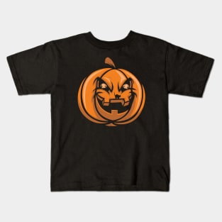 Creepiest Pumpkin Alive Kids T-Shirt